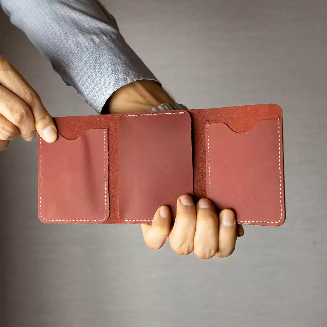 leather card wallet
