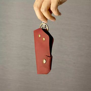 FALCON - Handmade Leather Keychain