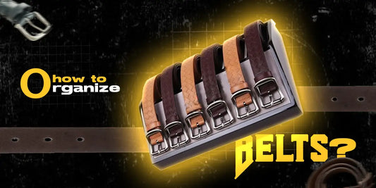 how to organize belts