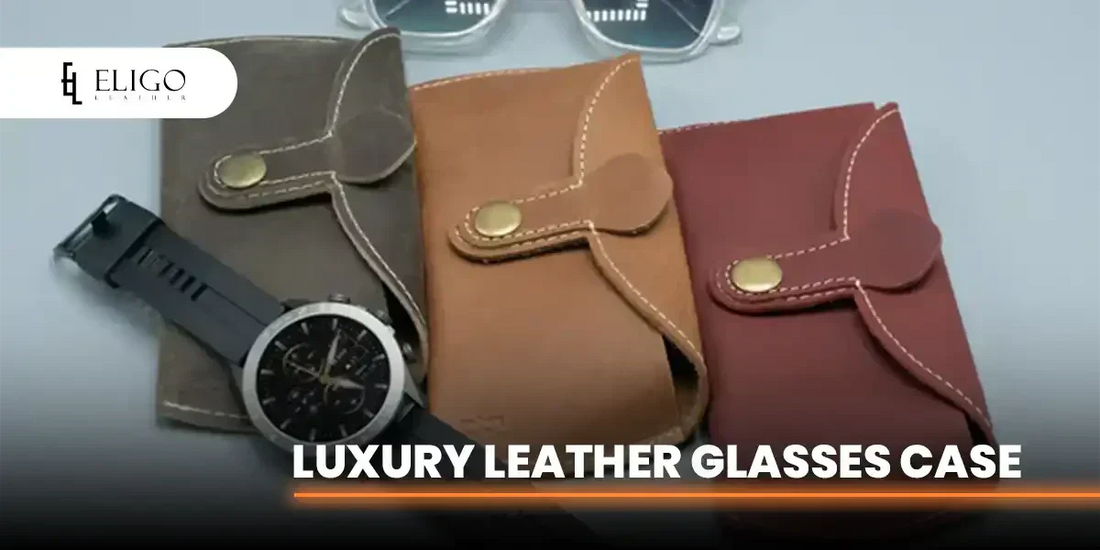 luxury leather Glasses case