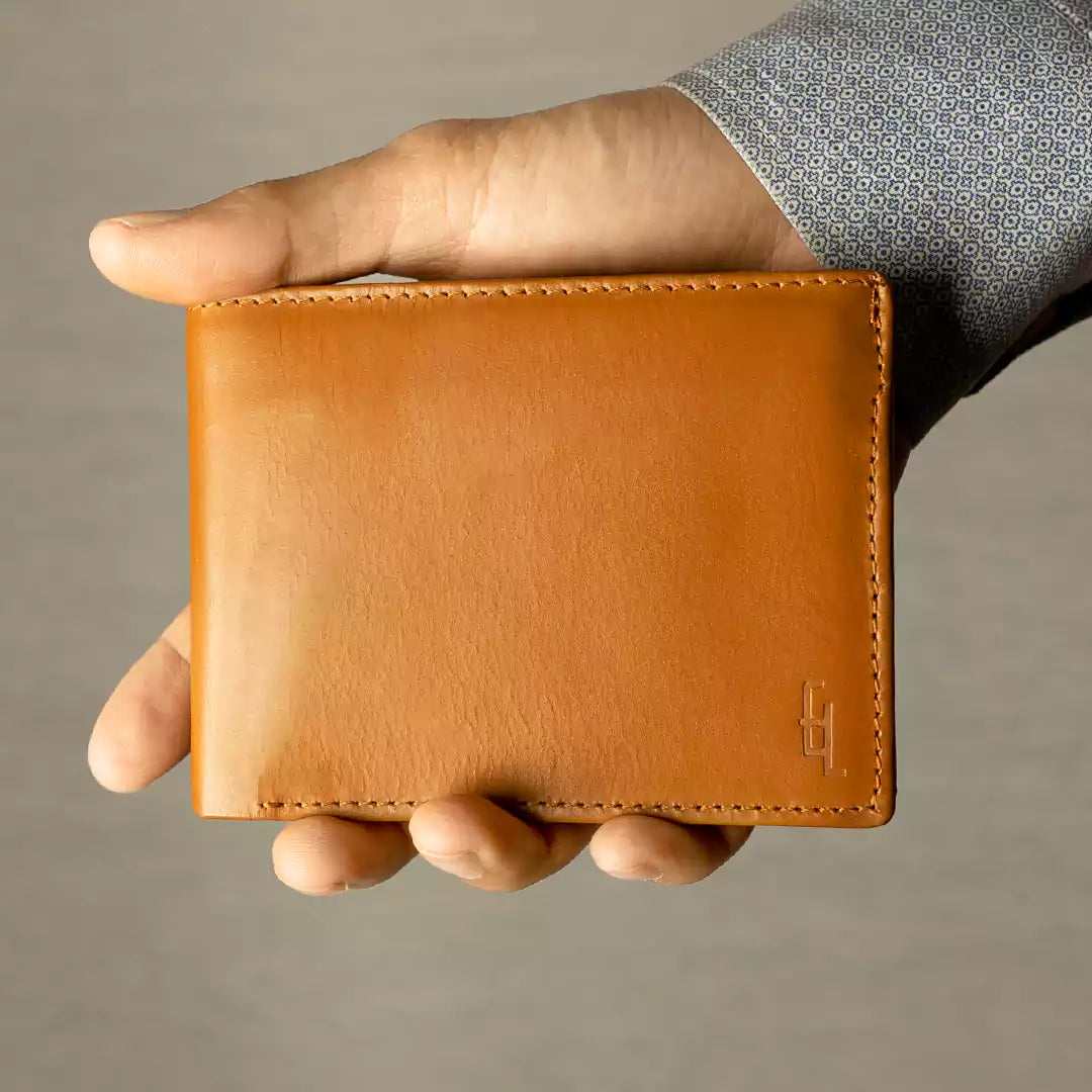 Handmade Leather Bifold Wallet