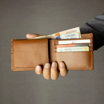 Handmade Leather Bifold Wallet