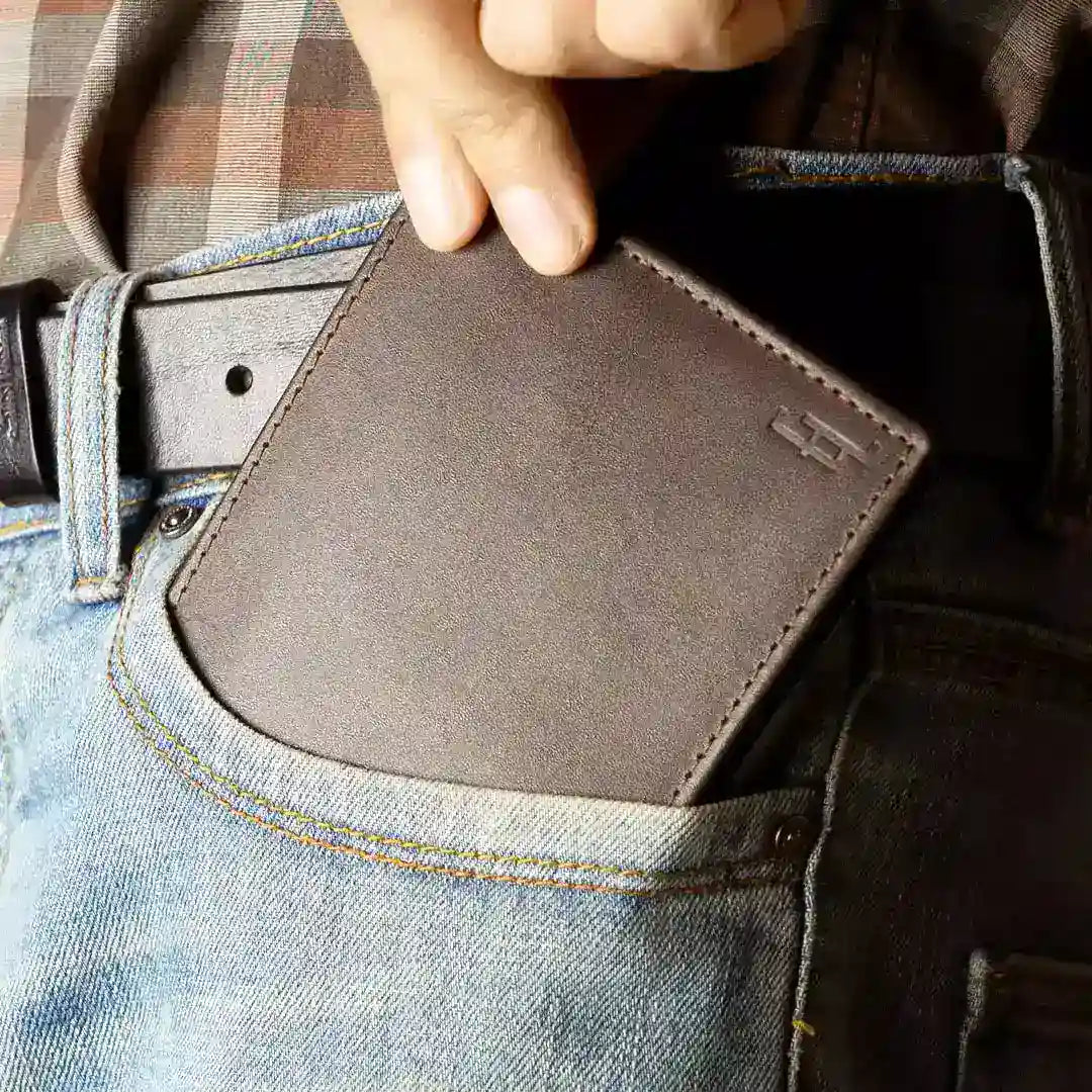 Handmade Leather Bifold Wallet