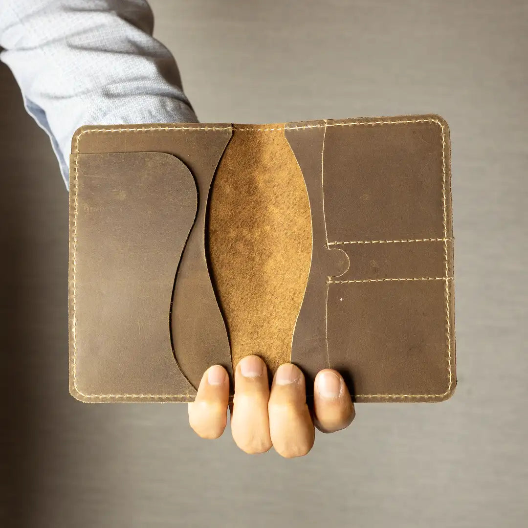Handmade Leather Passport Cover