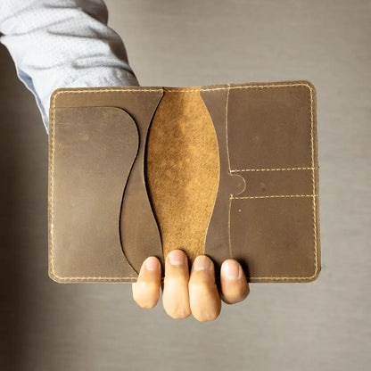 Handmade Leather Passport Cover
