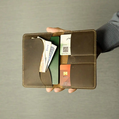 Handmade Leather Passport Cover