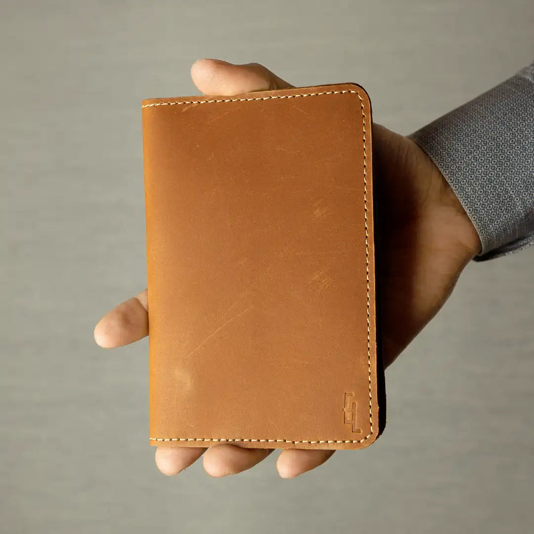 Handmade Leather Passport Cover pakistan