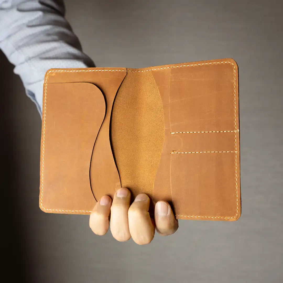Handmade Leather Passport Cover pakistan