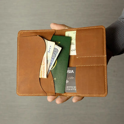 Handmade Leather Passport Cover pakistan
