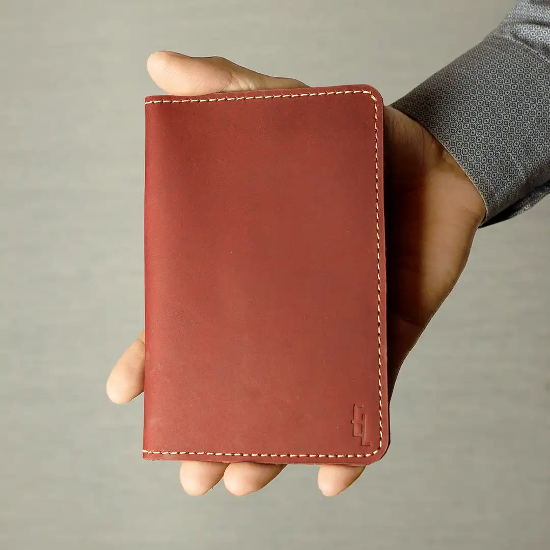 Handmade Leather Passport Cover pakistan
