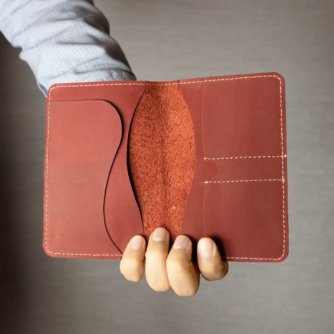 Handmade Leather Passport Cover pakistan
