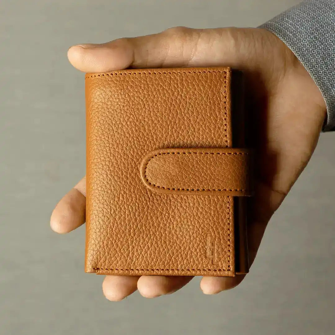 Handmade Trifold leather Wallet