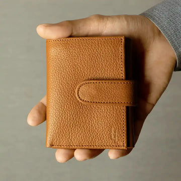COSMOSPHERE - Handmade Trifold leather Wallet