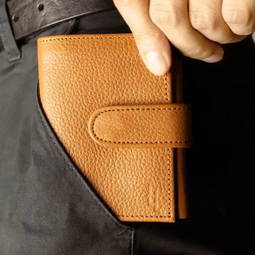 COSMOSPHERE - Handmade Trifold leather Wallet