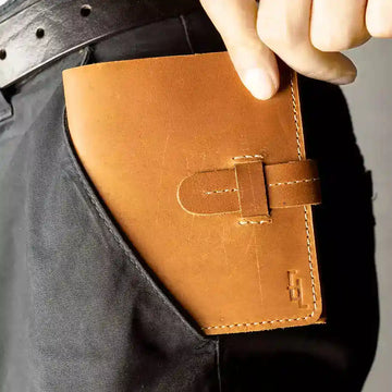 KAIROS - Handmade Vintage Leather Wallet