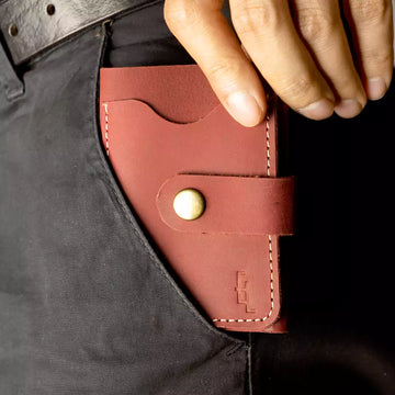 BESPOKE - Handmade Trifold Leather Card Wallet
