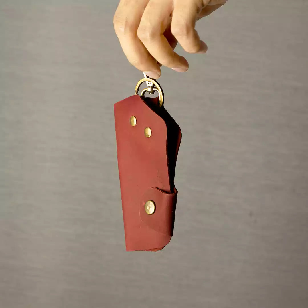 leather keychain